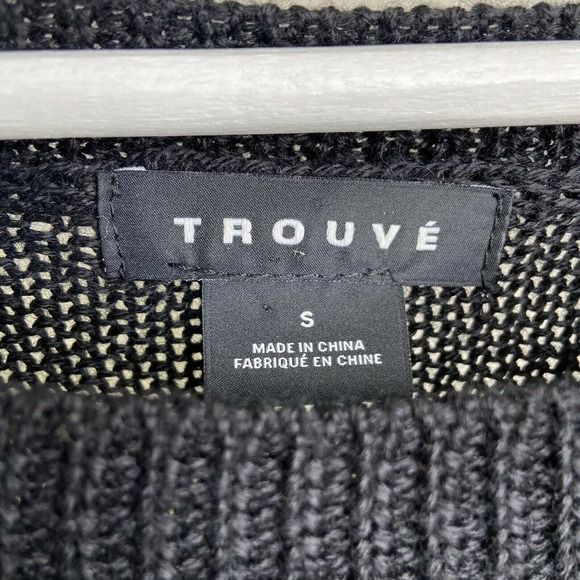 Trouve Striped Color Blocked High Low Sweater - Picture 6 of 6